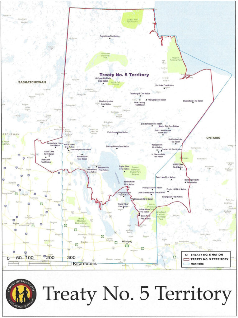 Treaty 5 Map